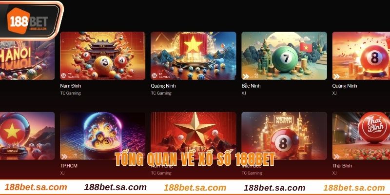 Xổ số 188BET là một trò chơi số trực tuyến được phát hành trên nền tảng online